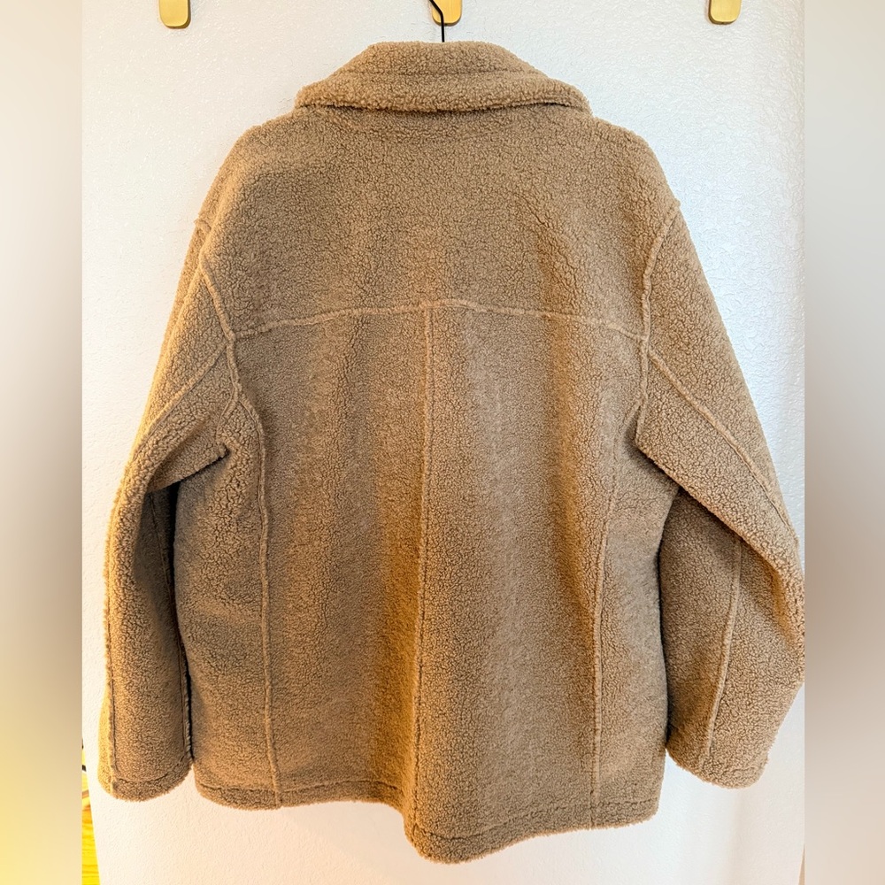 Velvet by Graham & Spencer Women's Cozy Tan Teddy Coat in size XL - never worn! - Picture 8 of 13